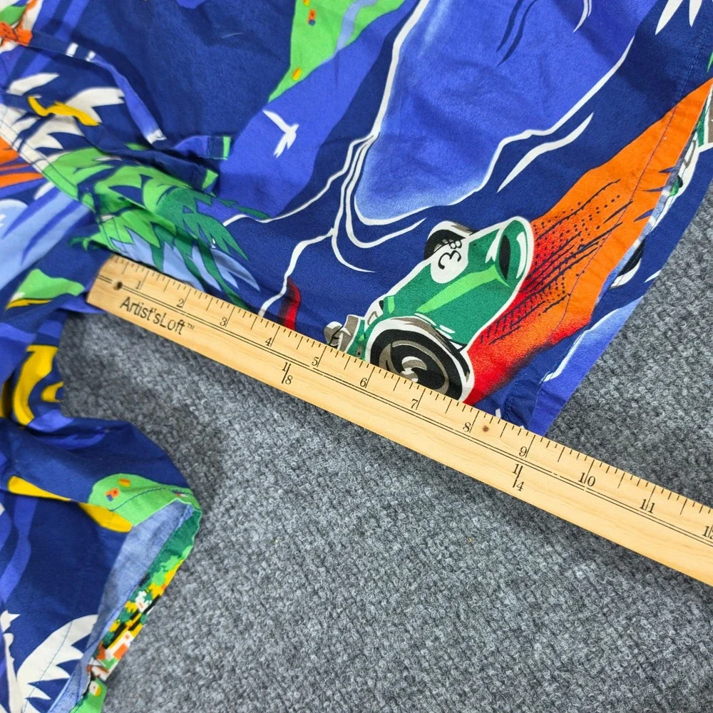 Polo Ralph Lauren Riviera Du Port Sleep Shorts Mens XL Blue Graphic Racing Sail